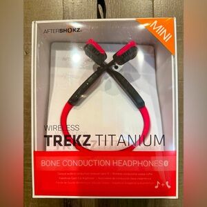 Aftershokz Titanium Bone Conduction Headphones- Pink
